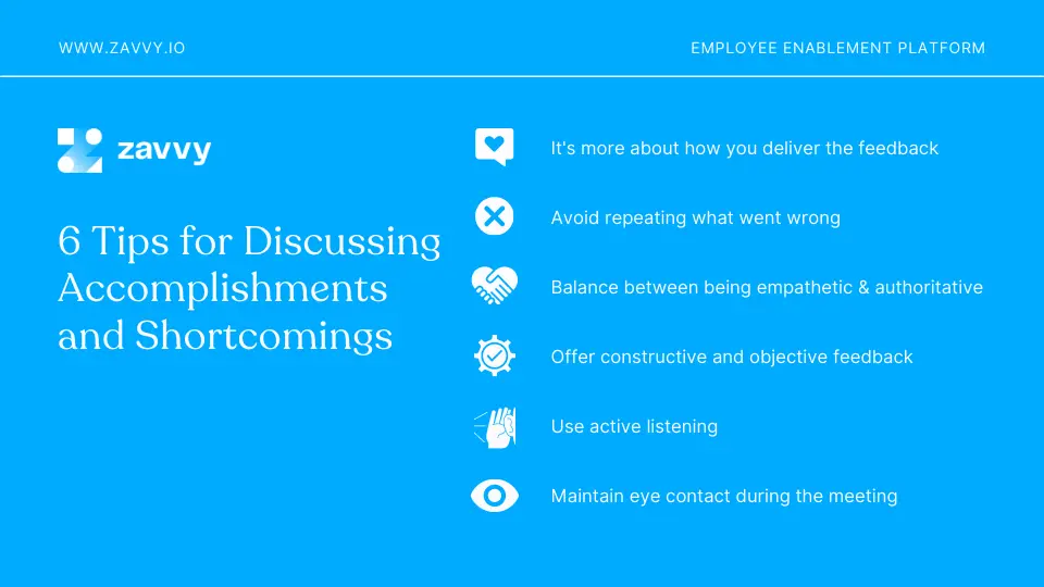 How to Conduct a Performance Review Meeting Your Complete Guide Zavvy